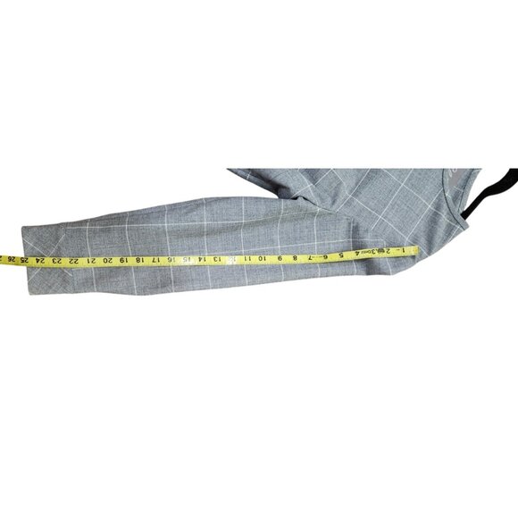 NWT Lela Rose Pearl Chestnut Plaid Wool Full Sleeve Dress Size 16 - Picture 15 of 16